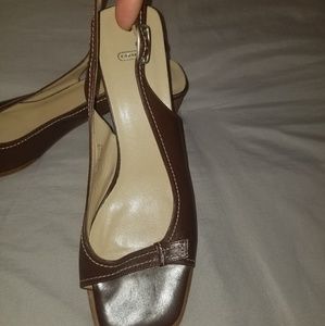 Coach slingbacks